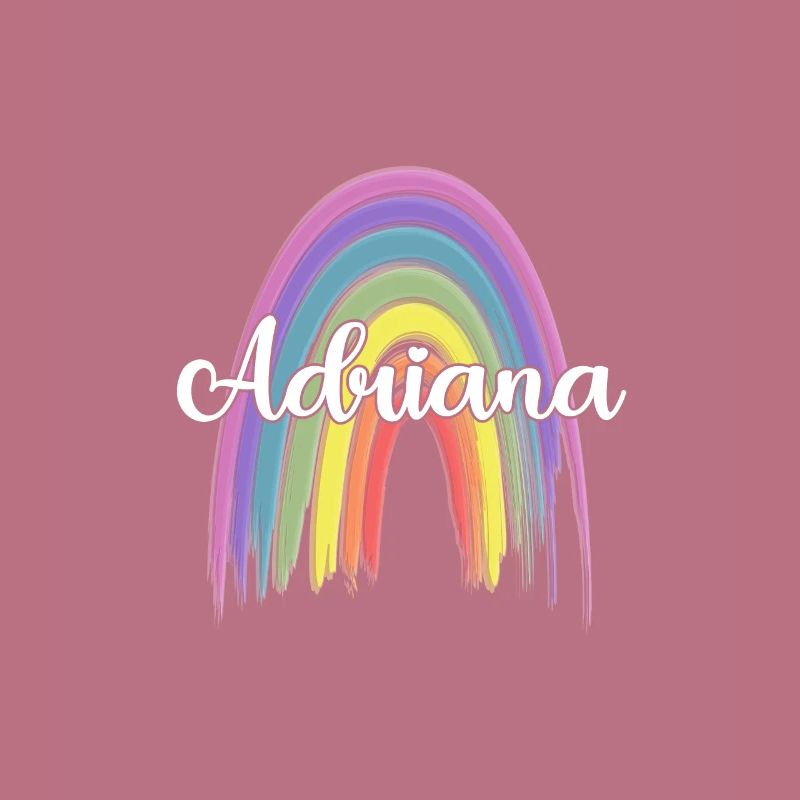 ADRIANA Rainbow Cursive