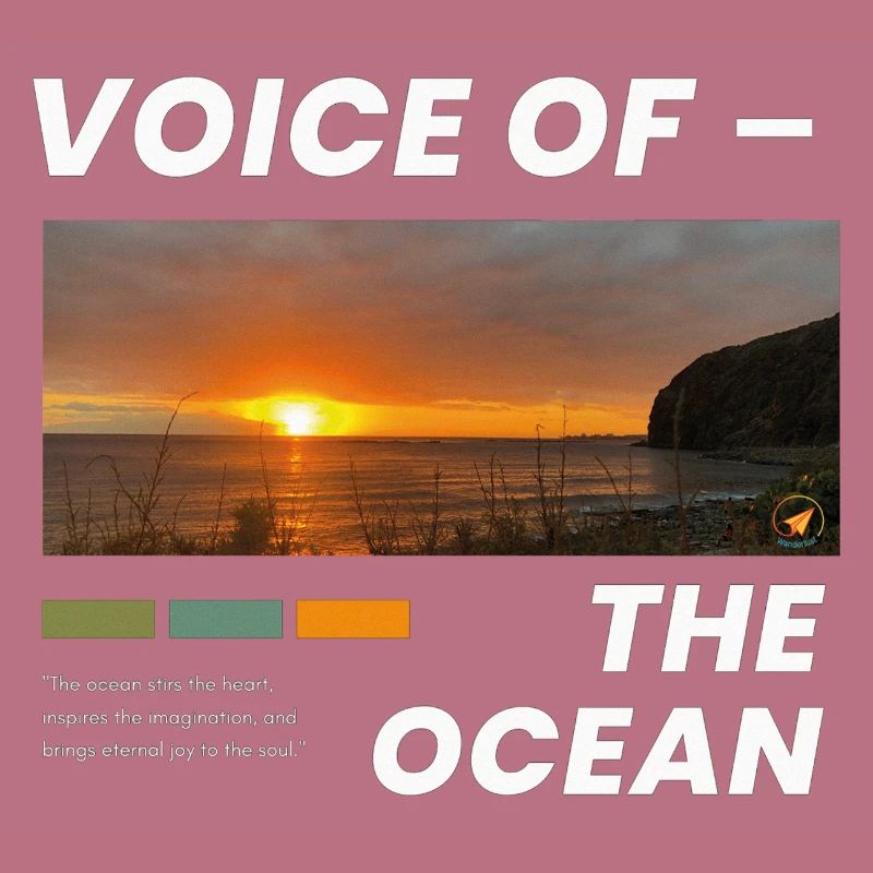 Coucher de soleil sur l’océan