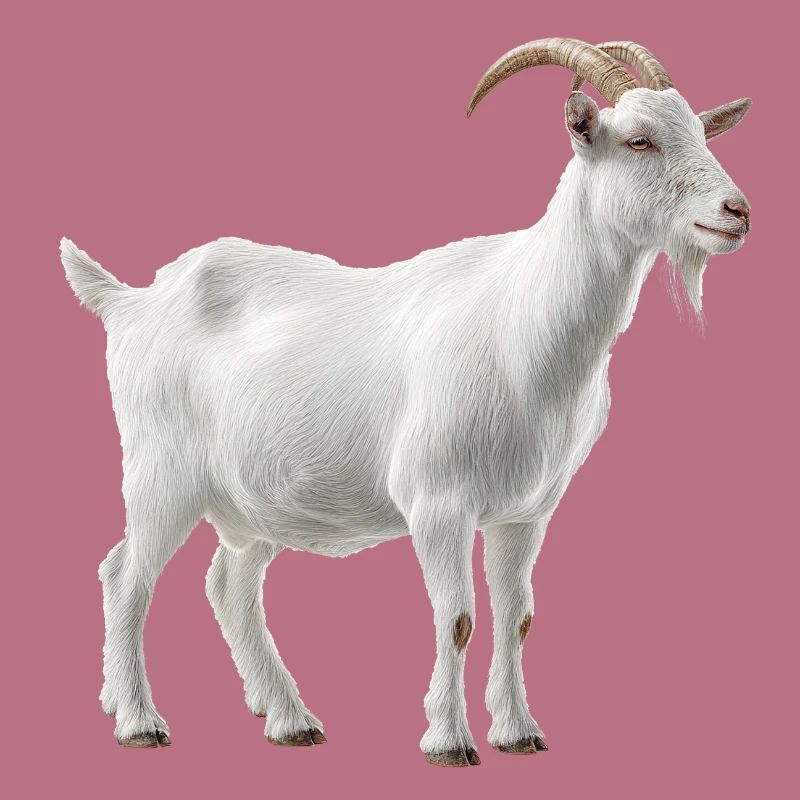 White Mountain Goat Portrait