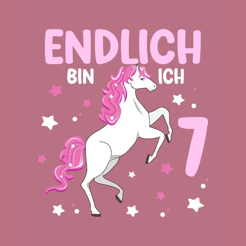 7 Jahre alt Pferd Endlich Bin Ich 7 Mädchen 7.