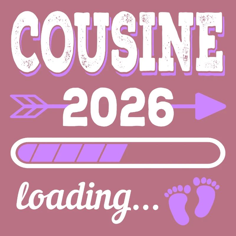 Cousin 2026 Loading Pregnancy Gift Idea