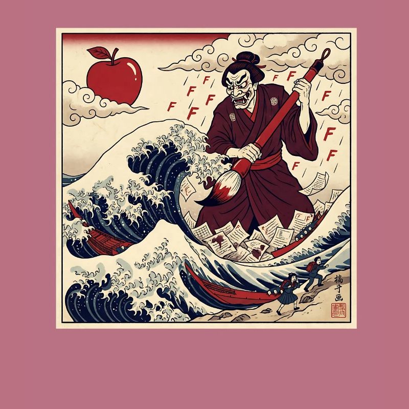 Samurai Teacher F Notes Tsunami Wave