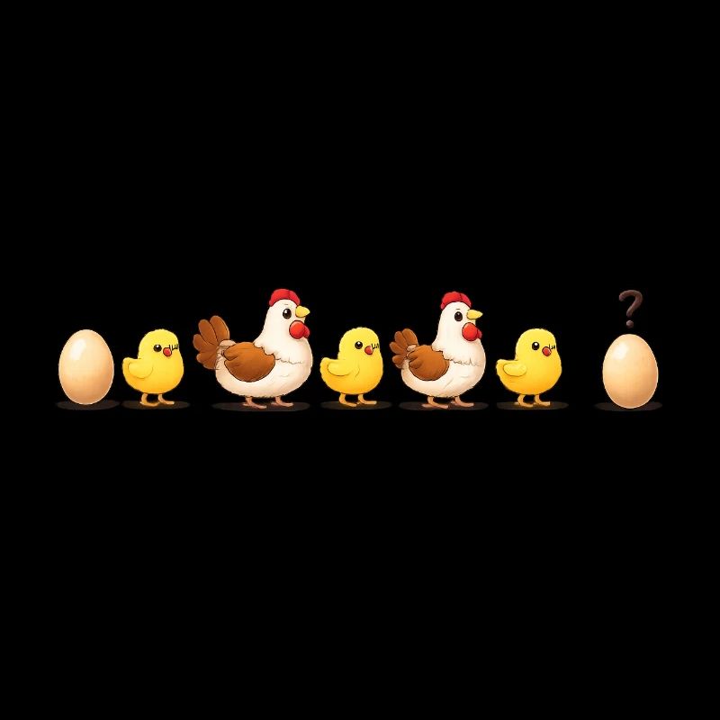 Evolution oeuf poussin poule darwin
