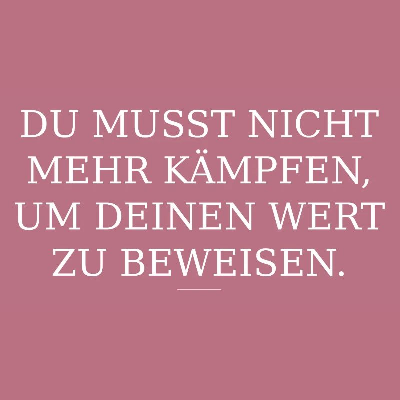 Wert statt Kampf Typografie