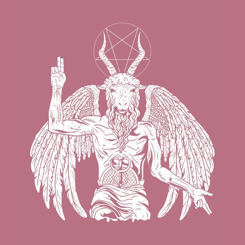 Baphomet 666 Satanic Goat Occult Evil Satan Devil