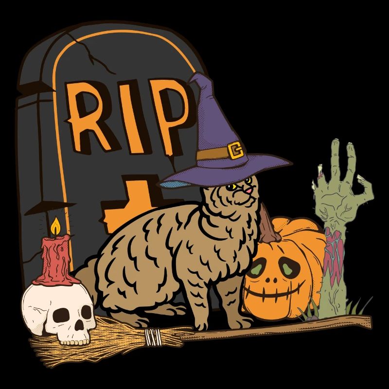 Mignon et effrayant Pixiebob Chat Halloween