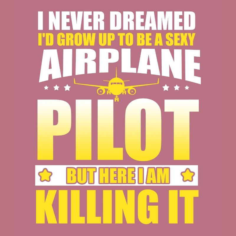 Funny Airplane Pilot Aviation Plane Flying Pilot