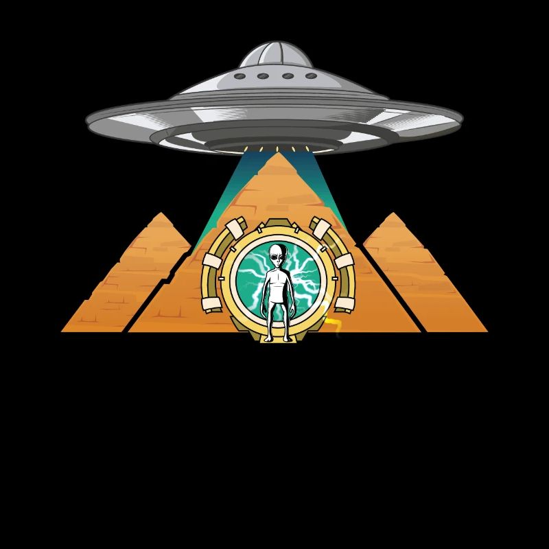 Ancienne pyramide égyptienne d’astronaute pour anthropologue
