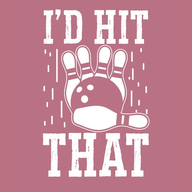 J’avais frappé ce design de bowling