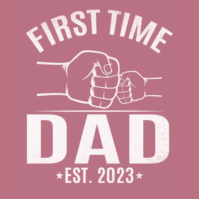 Zum ersten Mal Dad Est. 2023 Papa wird Vaterschaft