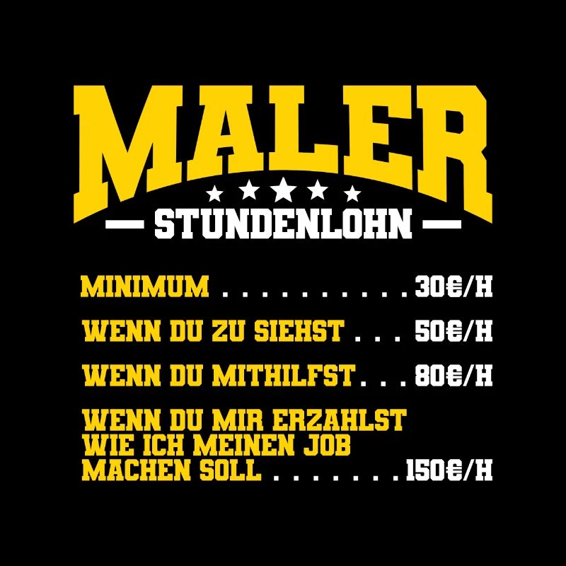 Maler Stundenlohn