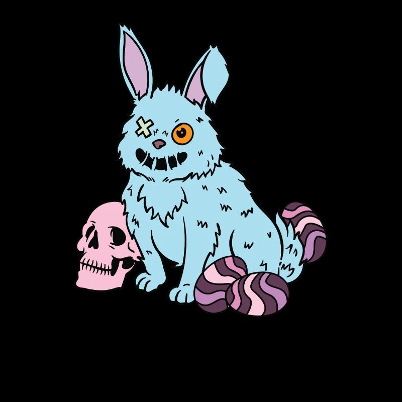 Gothic Rabbit Gothic Rabbit Gothic Easter Emo Goth