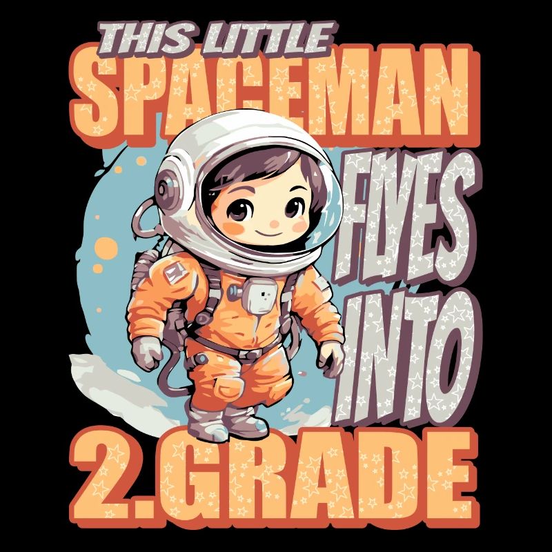 This little astronaut flies into the second