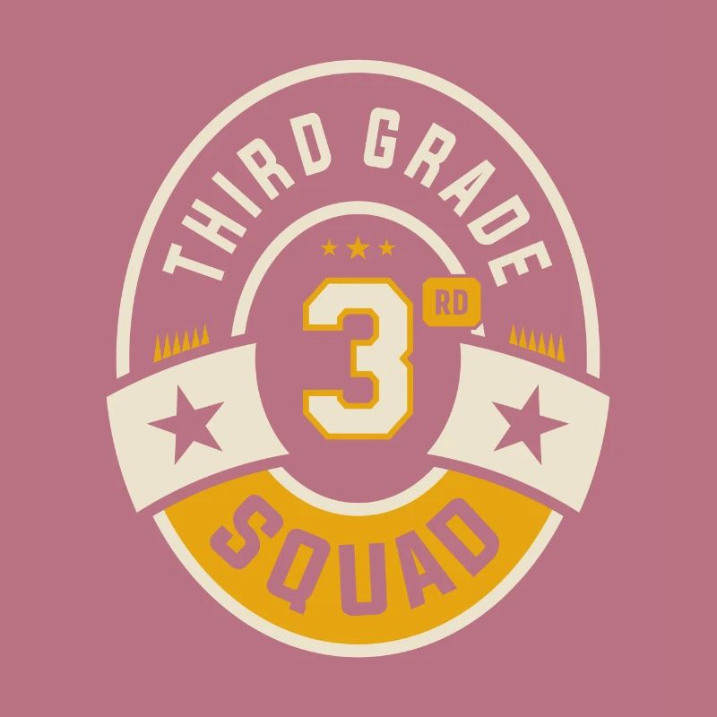 Third 3rd Grade Squad Team Back To School