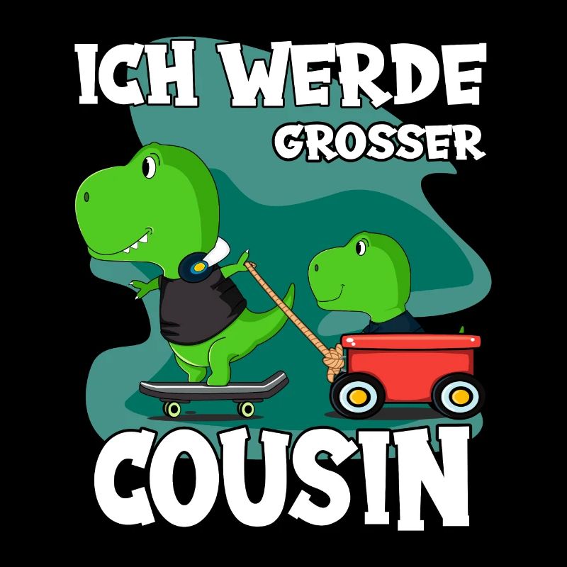 Dinosaurier bald Großer Cousin Ich Werde Großer