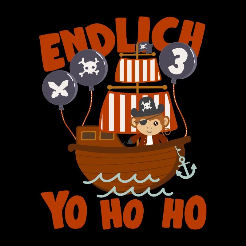 Piratenschiff Endlich 3 Jahre Junge Geburtstagidee
