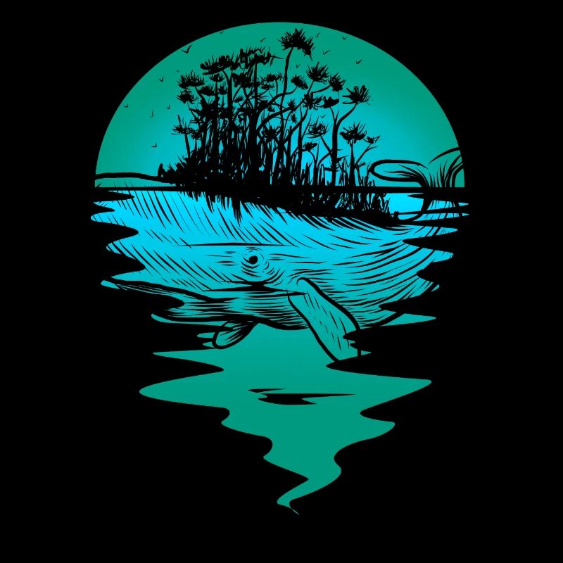 balena, pesce, oceano, mammiferi marini