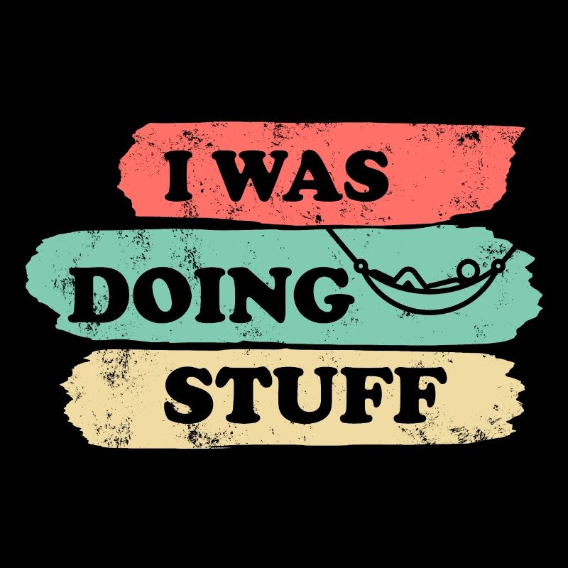I was doing stuff - Hängematte vintage