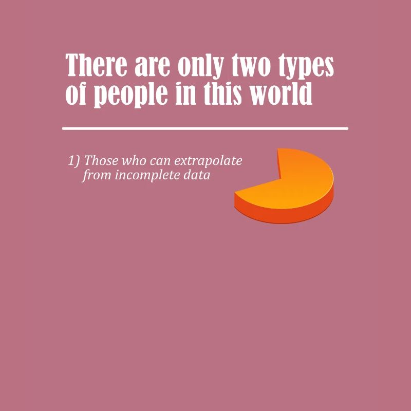 Two Types of People Extrapolate Incomplete Data