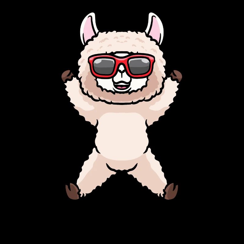 Alpaca Dancing With Sunglasses Dance Dancer