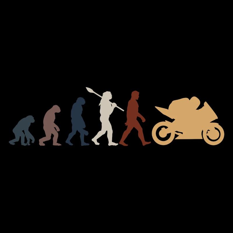 Motorcycle Evolution Vintage Shadow Biker