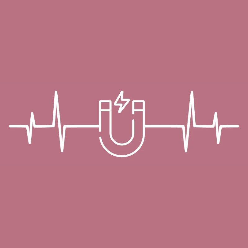 Heartbeat magnet physics science gift idea