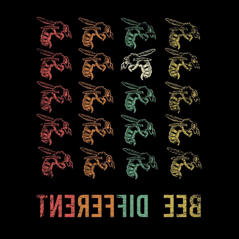 Bee Different saying beekeeper beekeeper bee bees