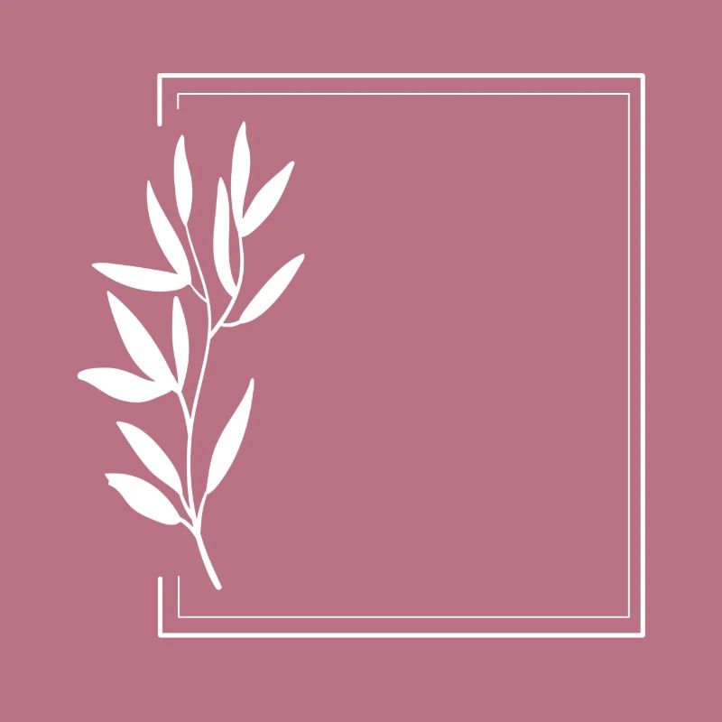Stroke frame with sheet decoration gift