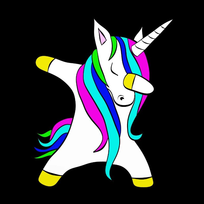 Dabbing unicorn Einhorn