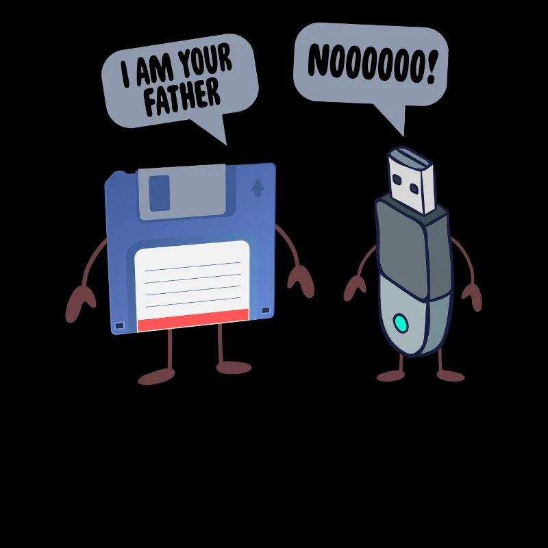 I AM YOUR FATHER USB Floppy Disk Funny Computer