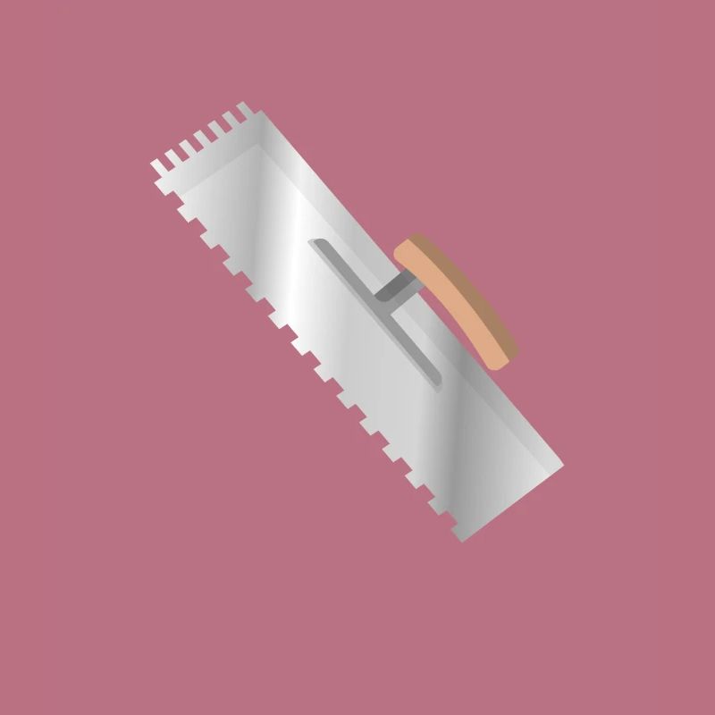 Spatula trowel tool construction site