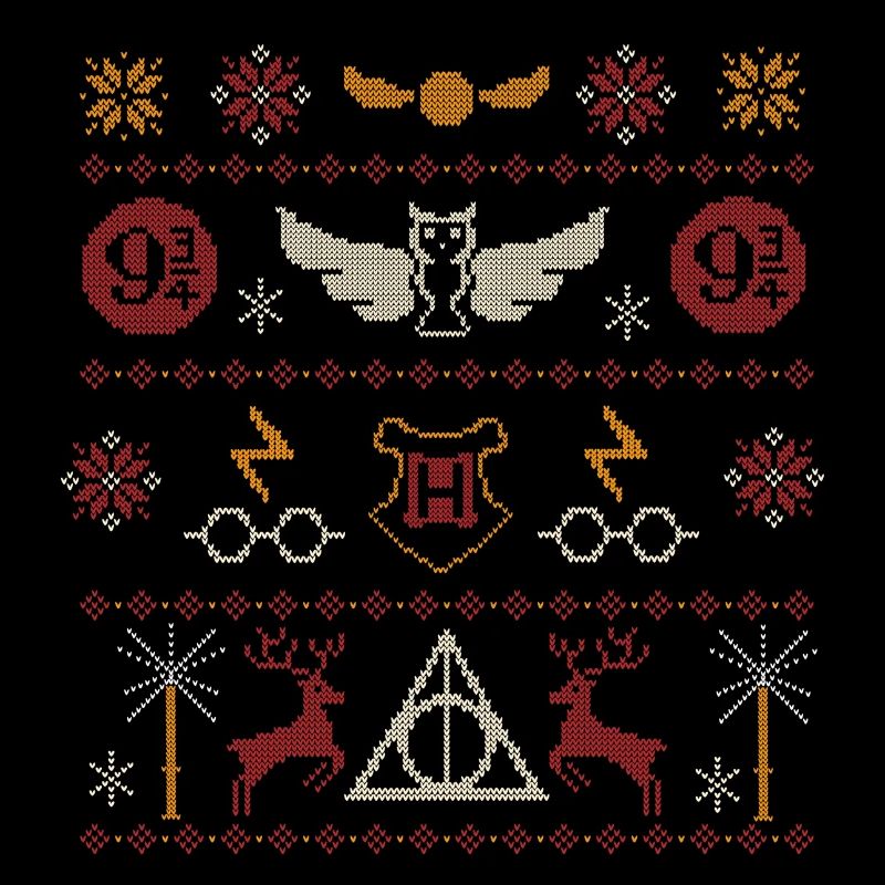 Harry Potter Ugly chandail de Noël Design laid