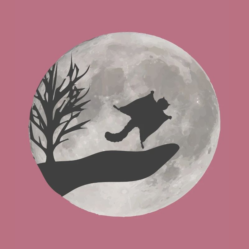 Flying squirrel drawing