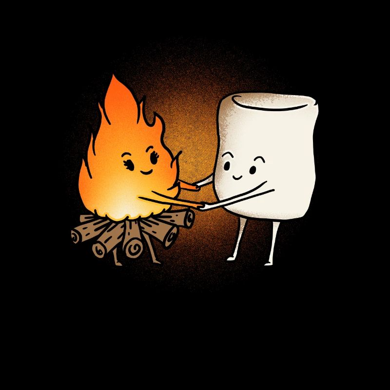 marshmallow and fire gift