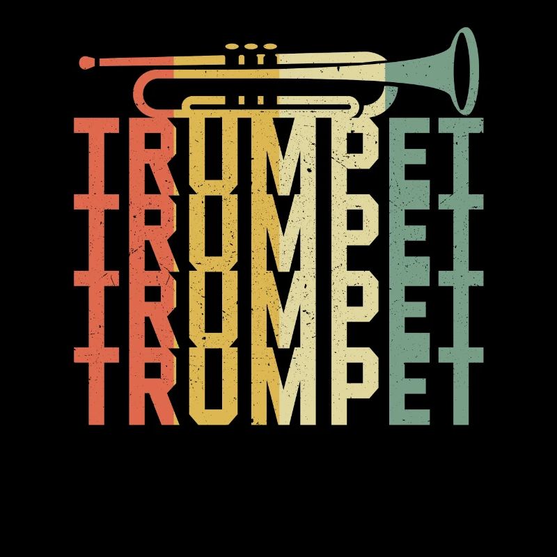 Retro Trompeter Trumpeter Geschenkidee Jazz