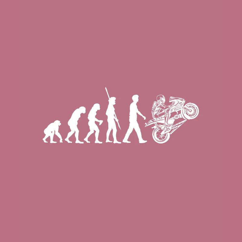 Motorcycle evolution monkey racing machine