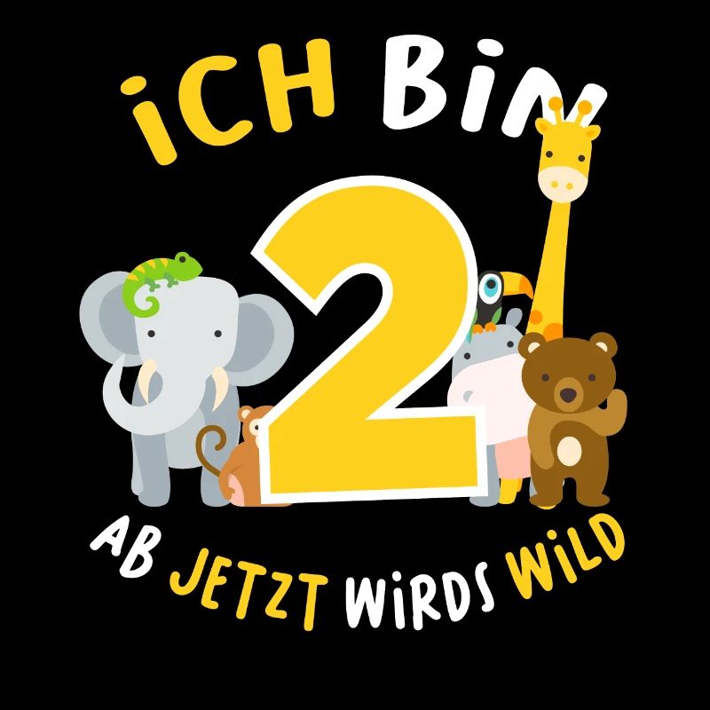 Kinder 2. Geburtstag Zoo Kind 2 Jahre Geschenk