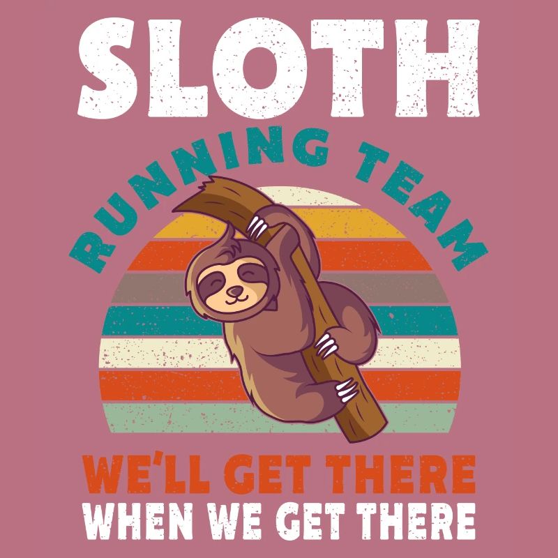 Sloth Running Team Geschenk