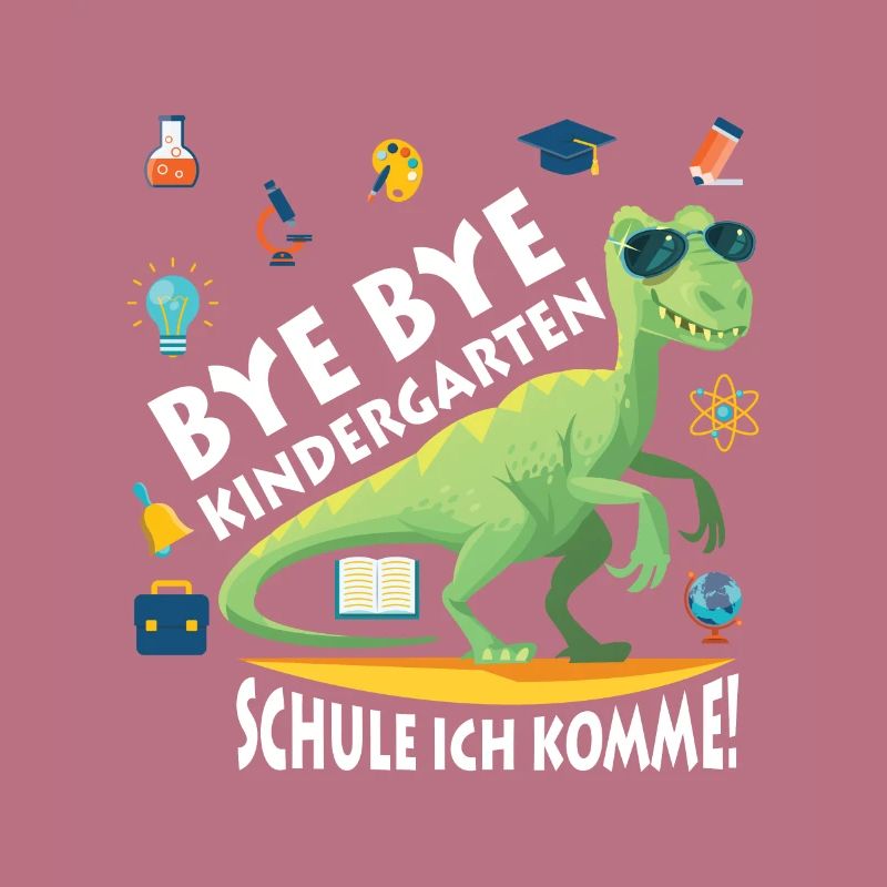Bye Kindergarten Abschied 1. Klasse Jungs Mädchen