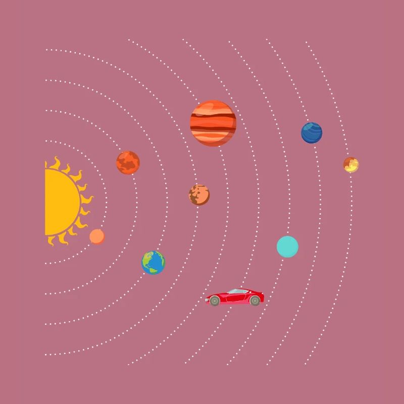 Tesla dans Space Solar System SpaceX