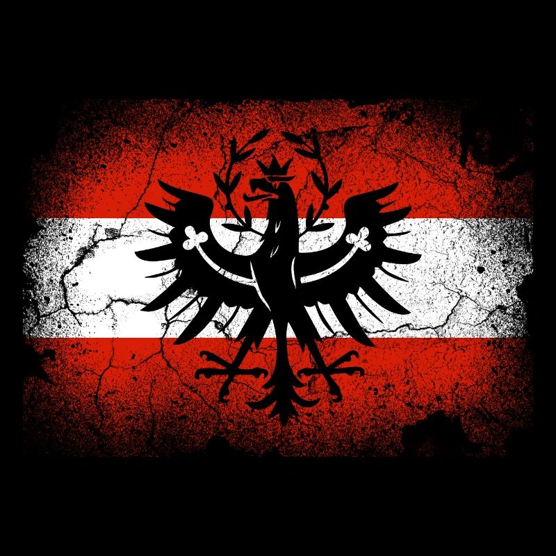 Tyrolean eagle coat of arms Austria Tyrol flag