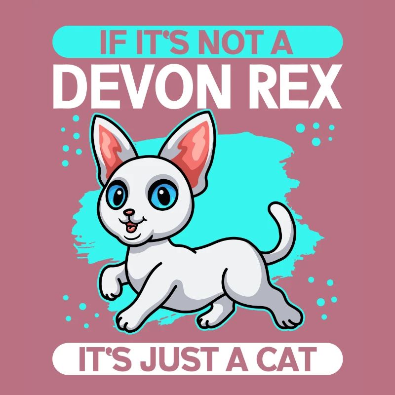 Devon Rex Cat Propriétaire Cat Cadeau Cat