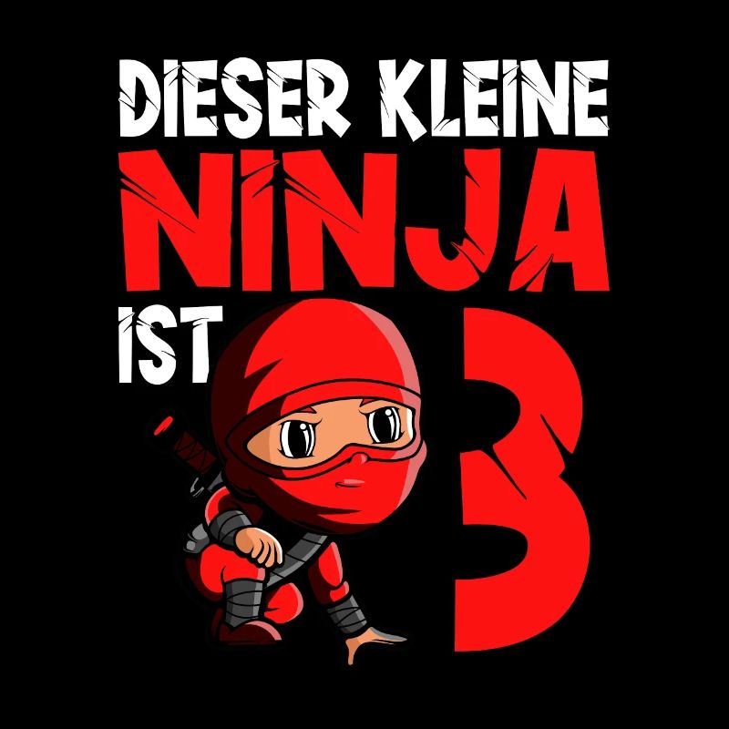 Kostüm Ninja 3. Geburtstag Junge