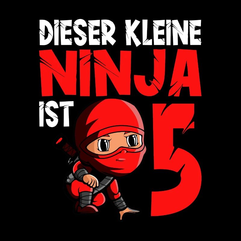 Kostüm Ninja 5. Geburtstag Junge