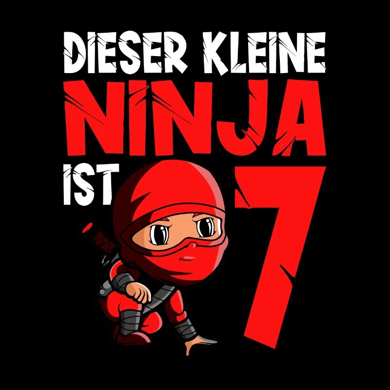 Kostüm Ninja 7. Geburtstag Junge
