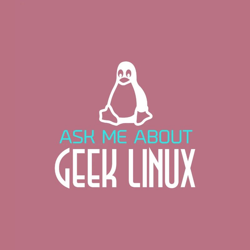 Geek Linux Penguin Computer Nerd IT PC