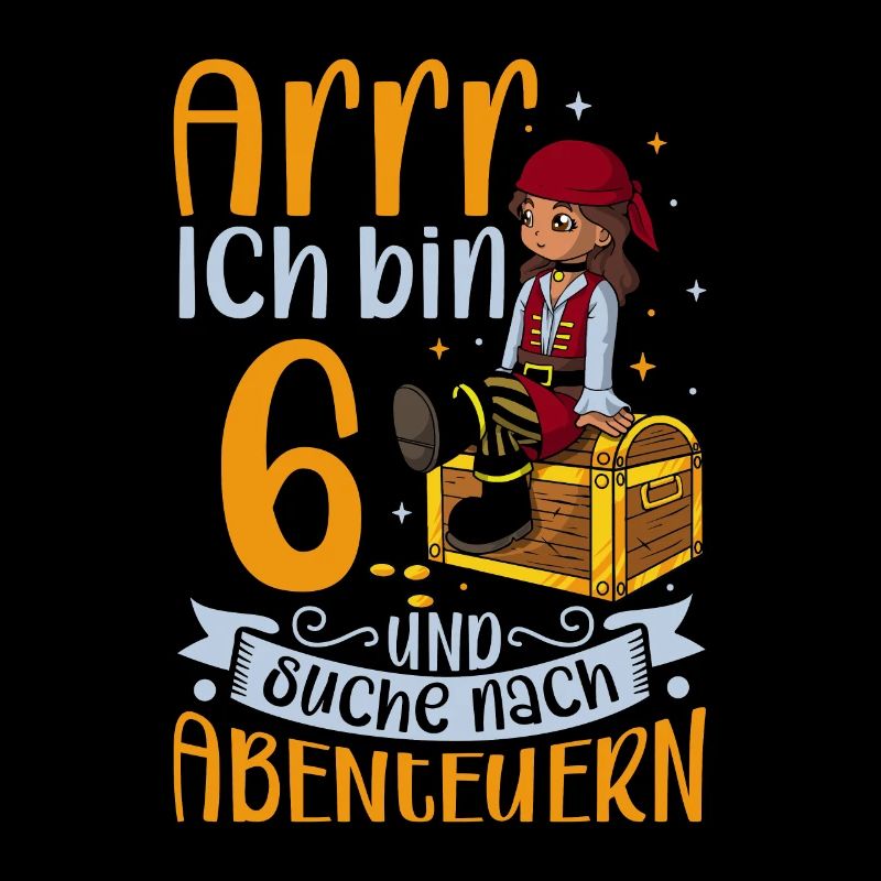 Ich bin 6 - Mädchen Pirat