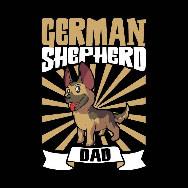 German Shepherd Dad - Schäferhund
