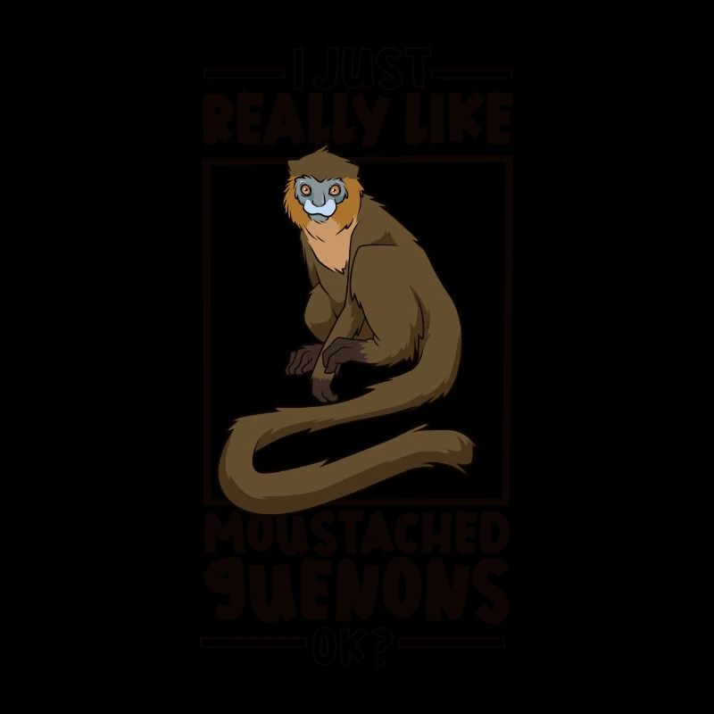 J’aime les singes bleus - singe bleu