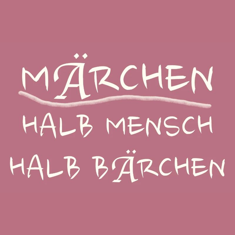 Märchen halb Mensch halb Bärchen Geschenk Spaß fun